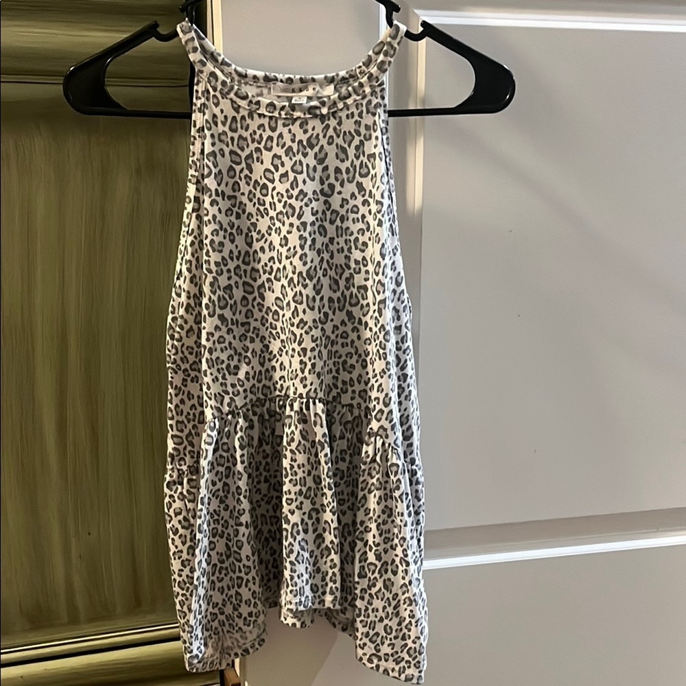 Gaze Leopard Print Tank Too
